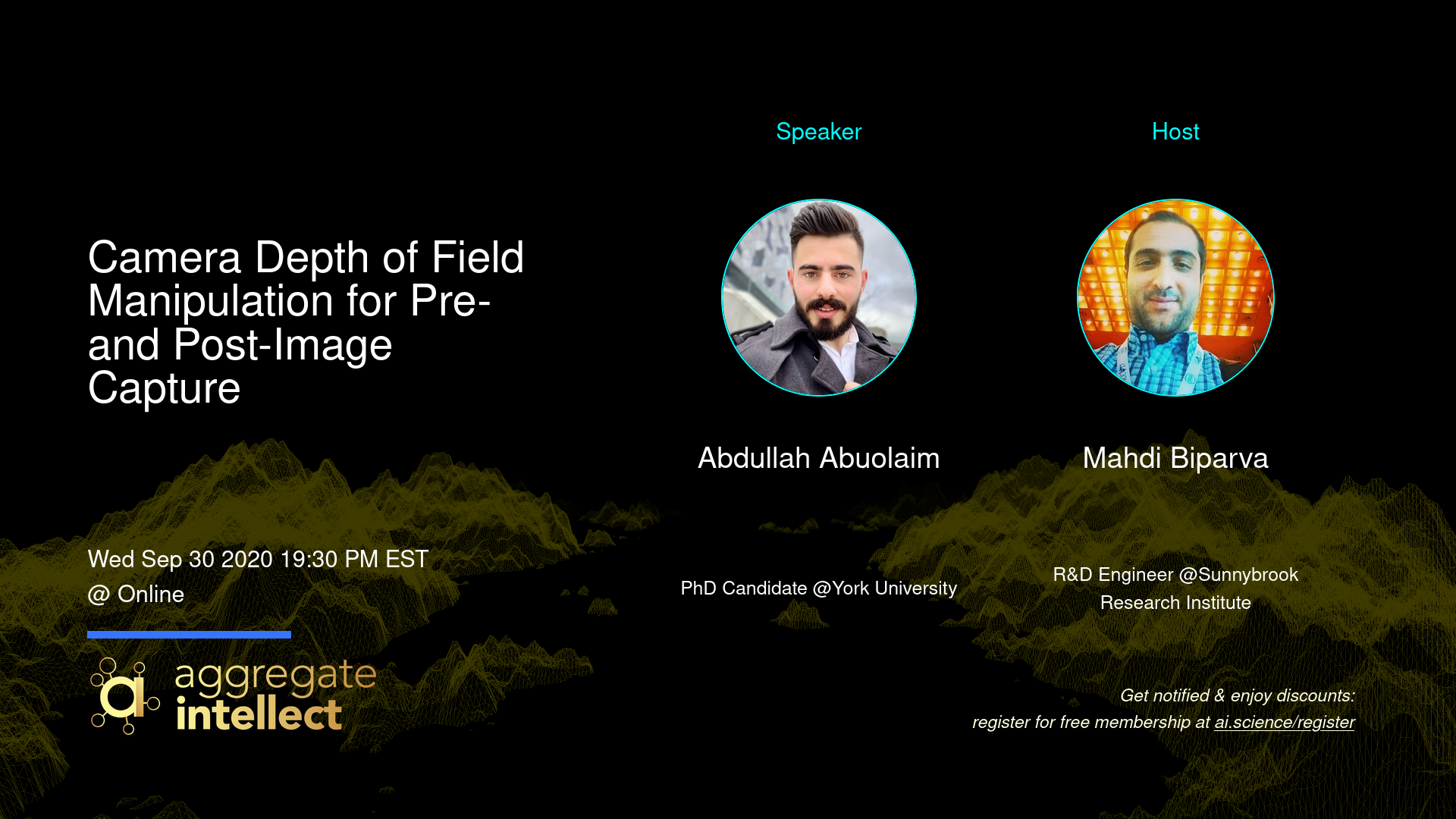 Camera Depth of Field Manipulation for Pre- and Post-Image Capture